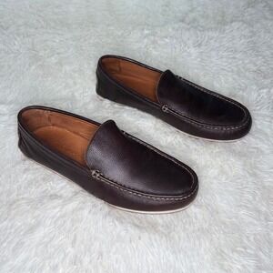 Allen Edmonds Turner Venetian Loafer Size 10 D Brown Leather Driving Slip On